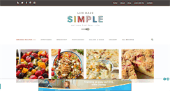 Desktop Screenshot of lifemadesimplebakes.com