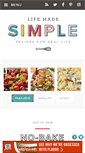 Mobile Screenshot of lifemadesimplebakes.com